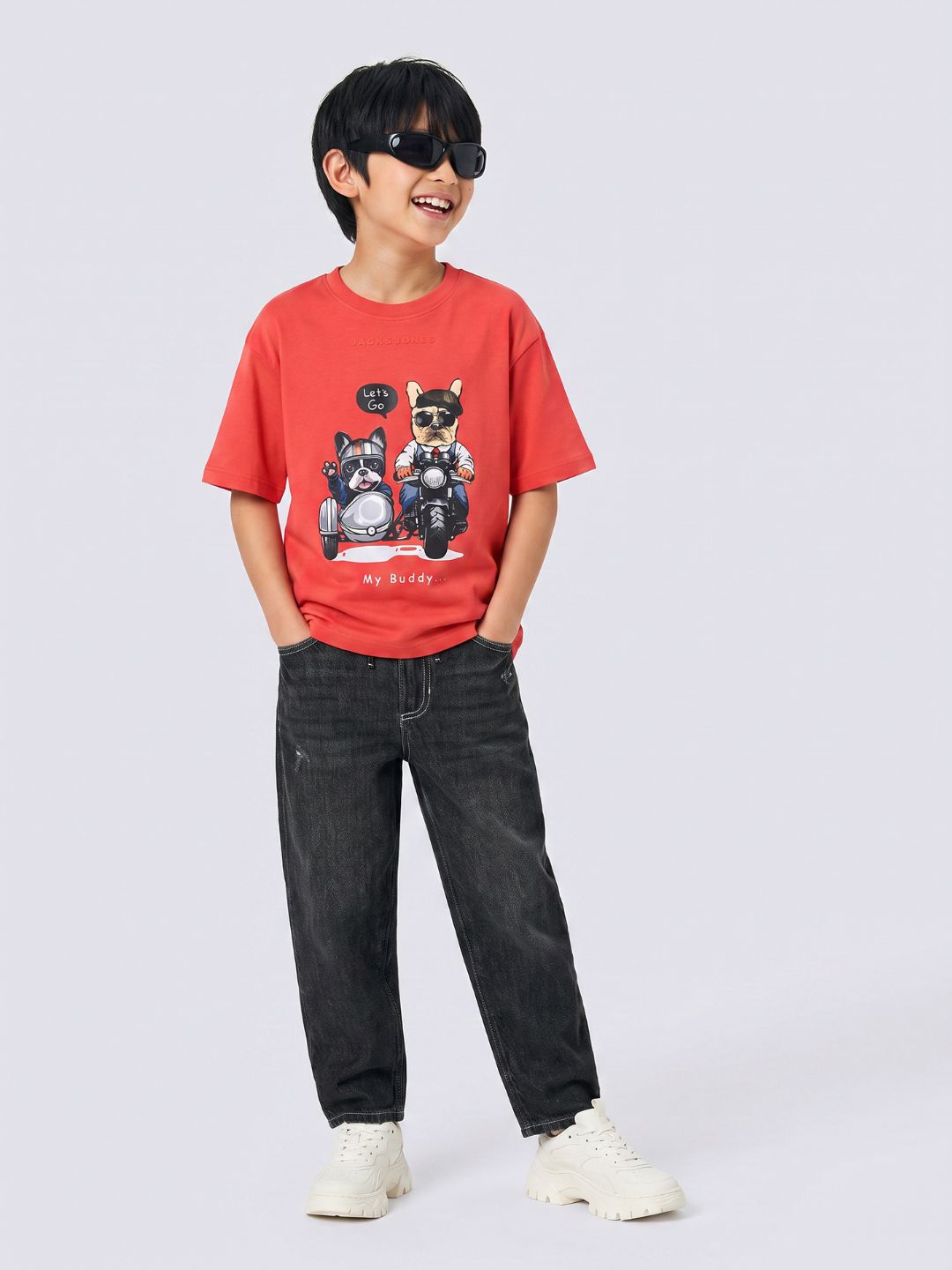 Boys Printed Cotton T-shirt