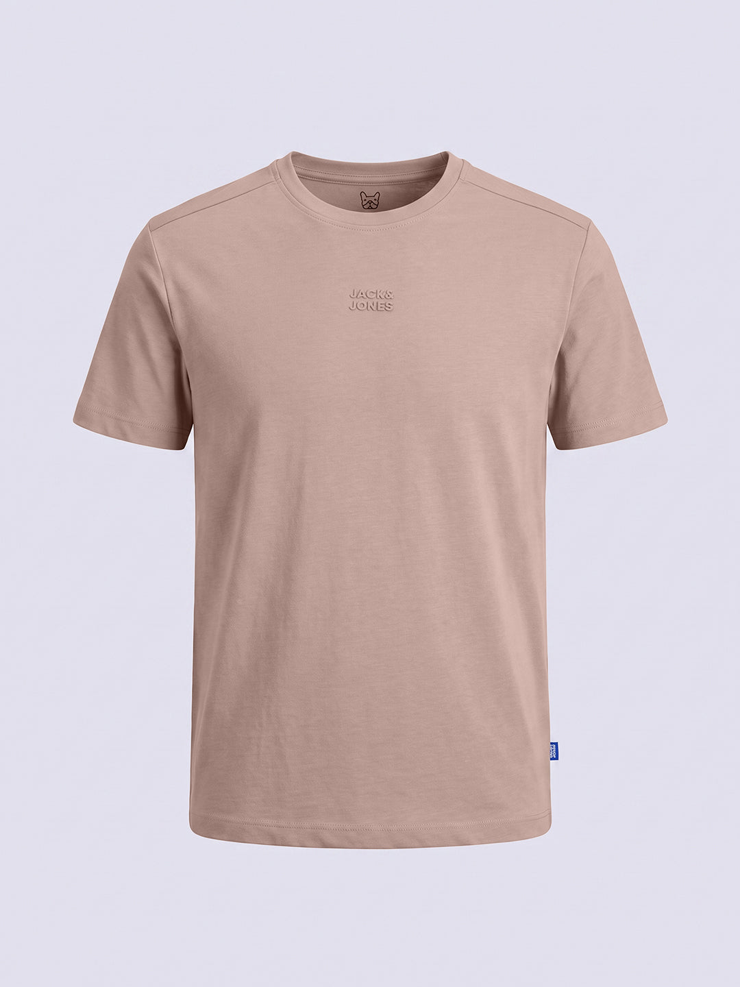 Boys Taupe Crew Neck T-shirt
