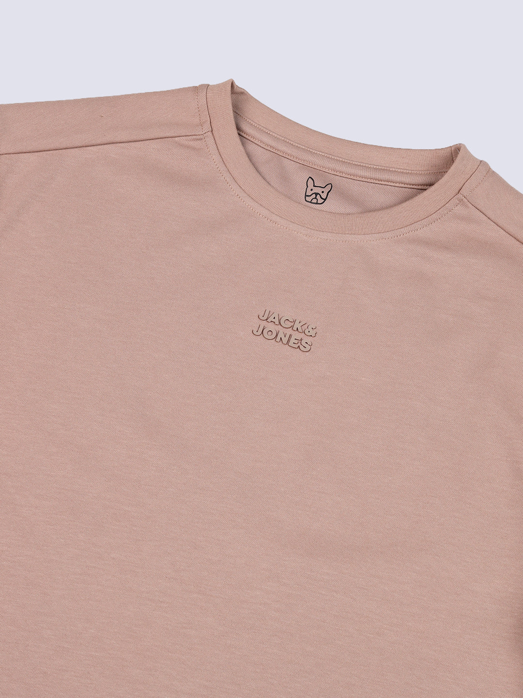 Boys Taupe Crew Neck T-shirt