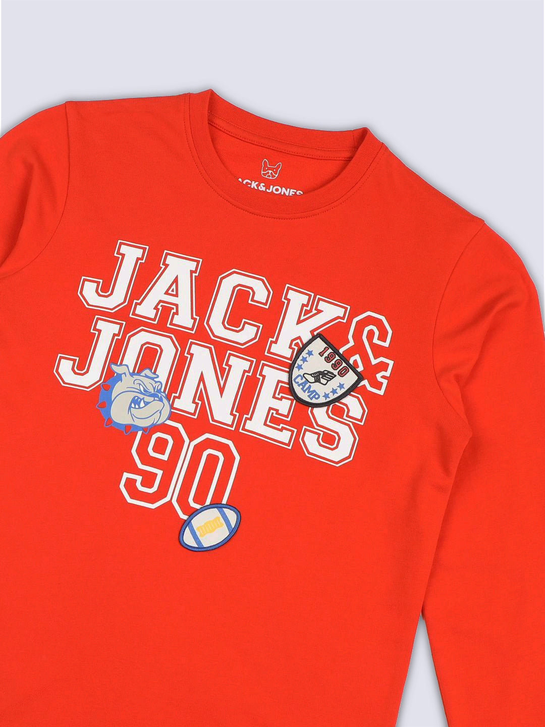 Boys Red Printed T-Shirt