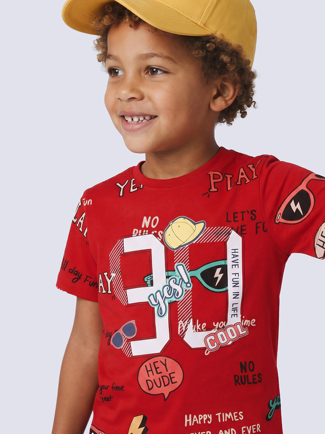 Boys All-Over Graphic Print T-Shirt