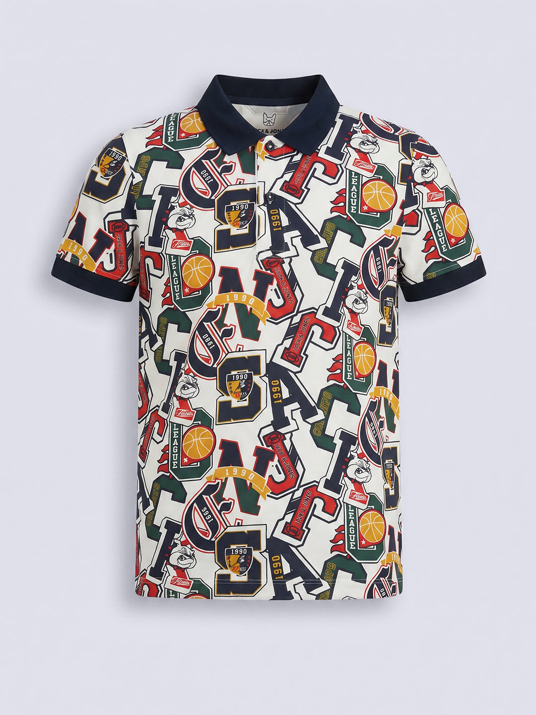 Boys Graphic Print Polo