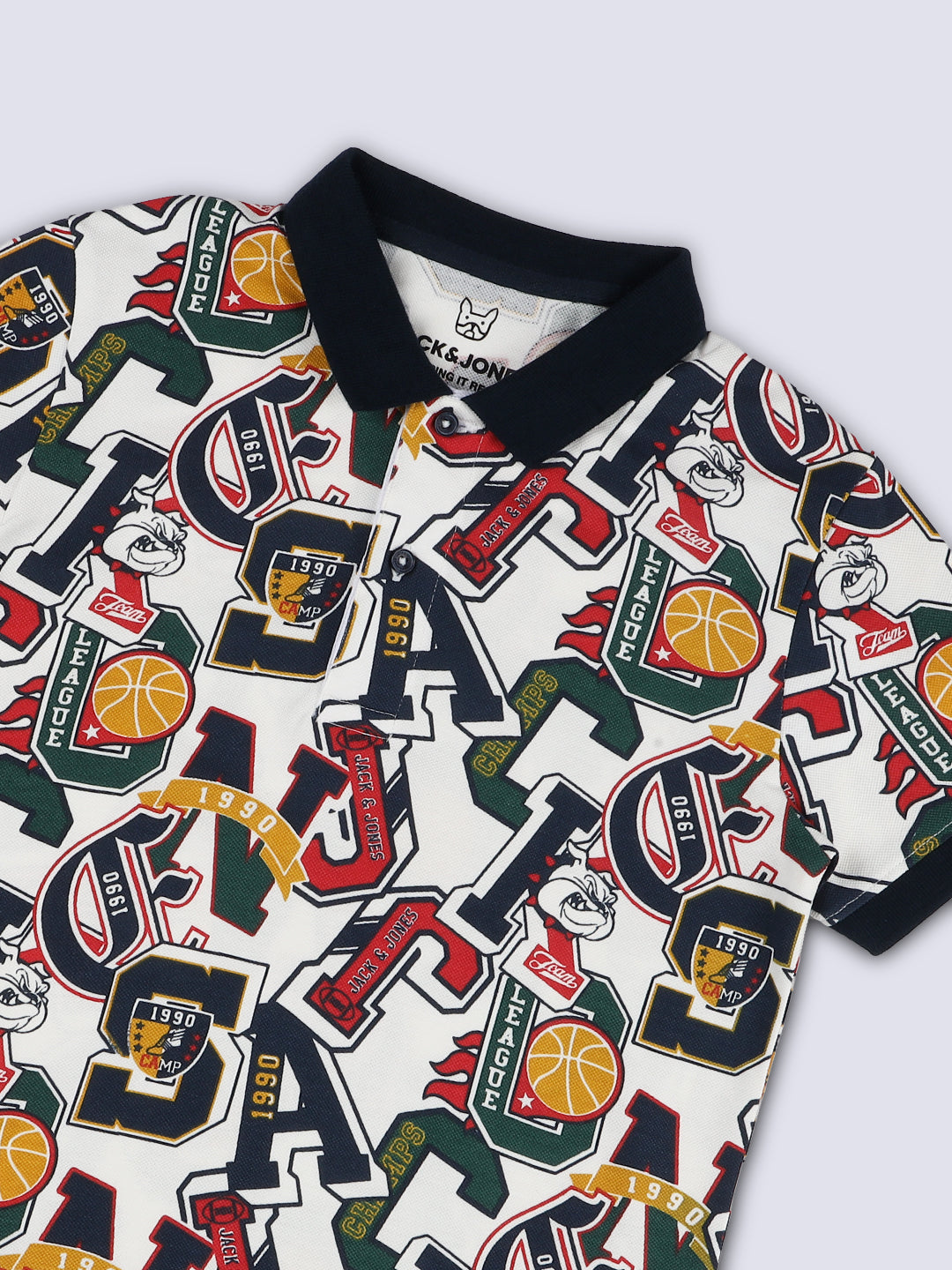 Boys Graphic Print Polo