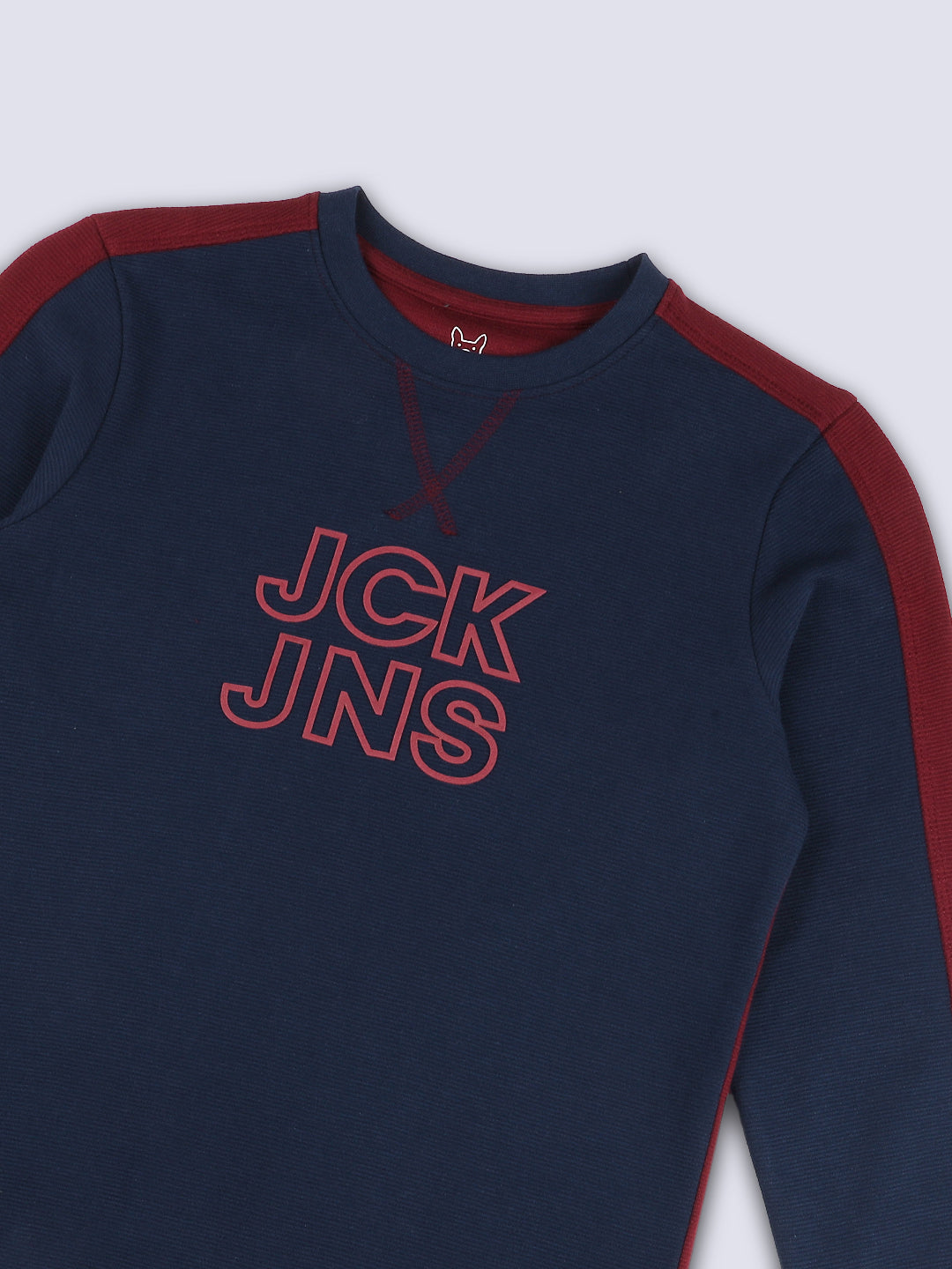 Boys Textured Graphic Long Sleeve T-Shirt