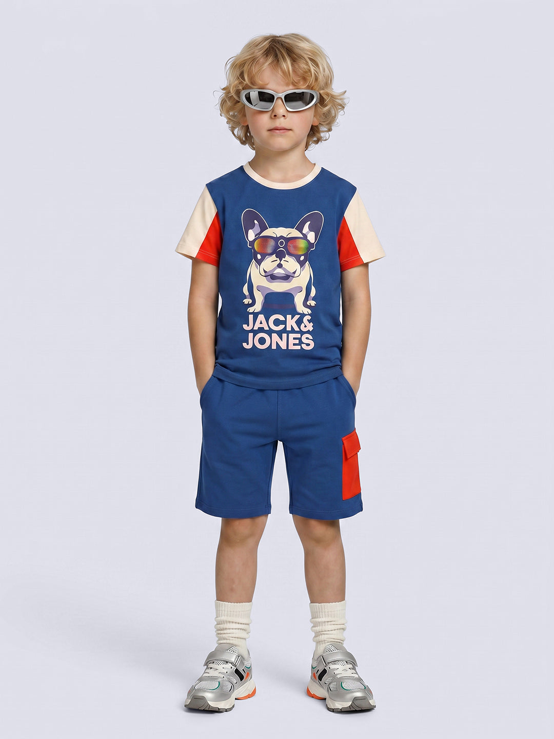 Boys Graphic Colourblock T-Shirt