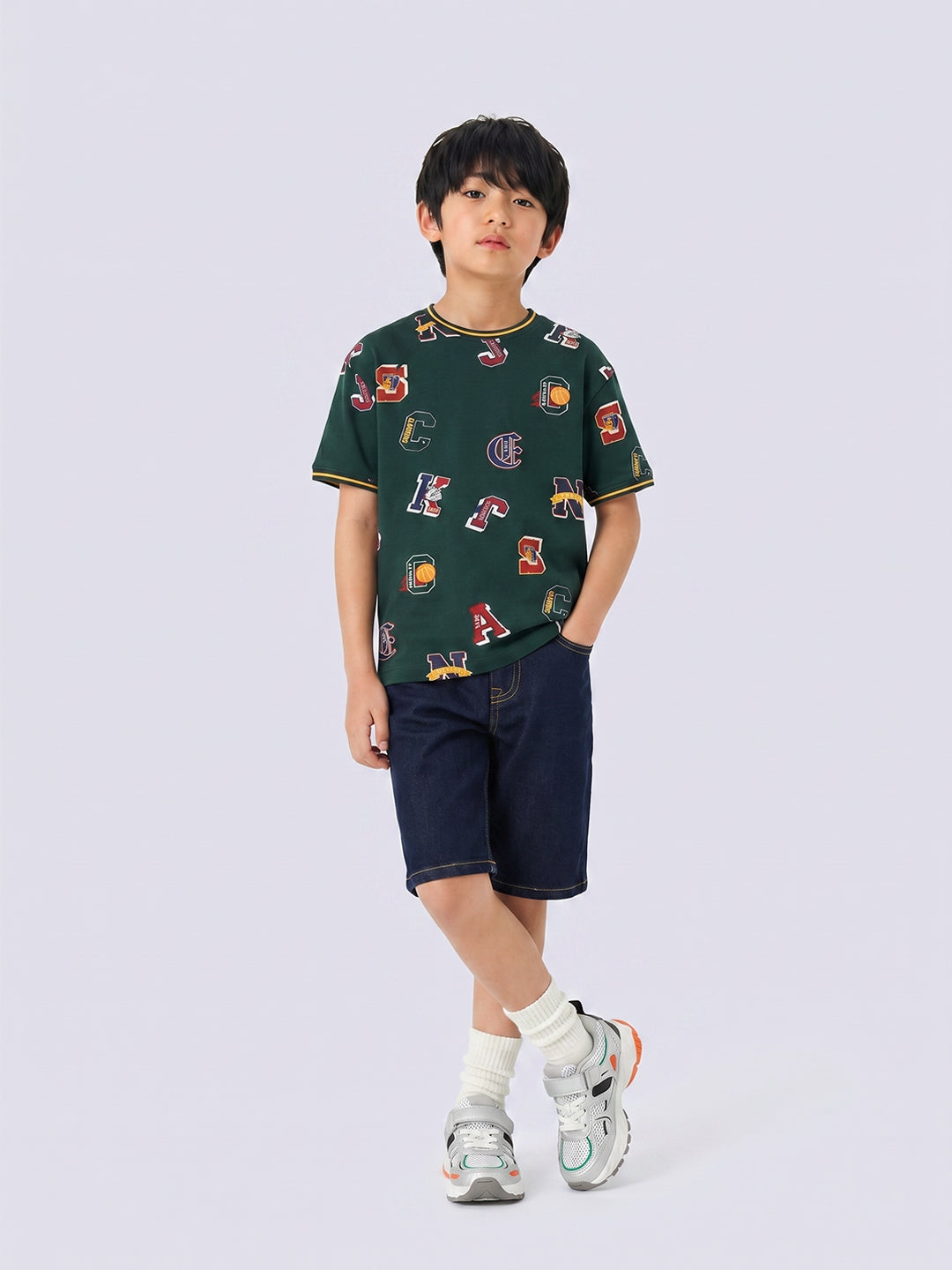 Boys All-Over Graphic Print T-Shirt