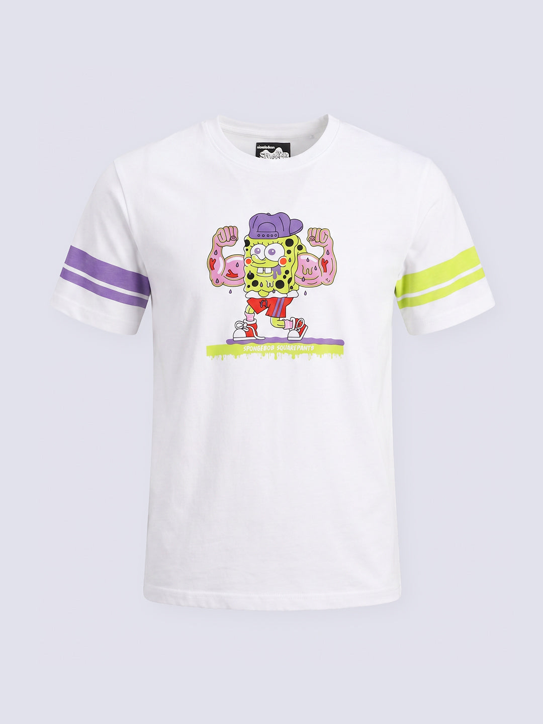 Boys White SpongeBob Graphic T-Shirt