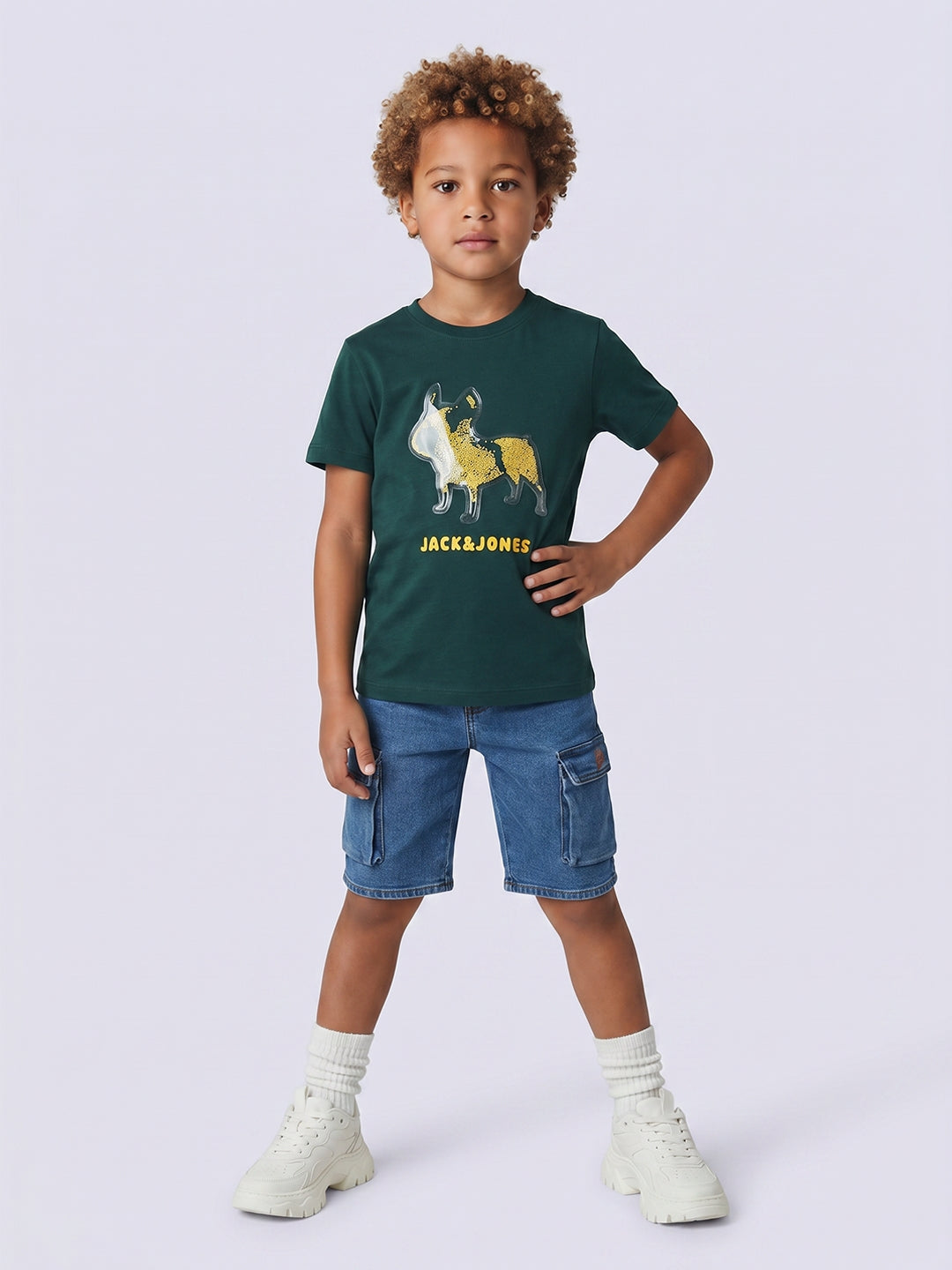 Boys Doggo Bead Graphic T-Shirt
