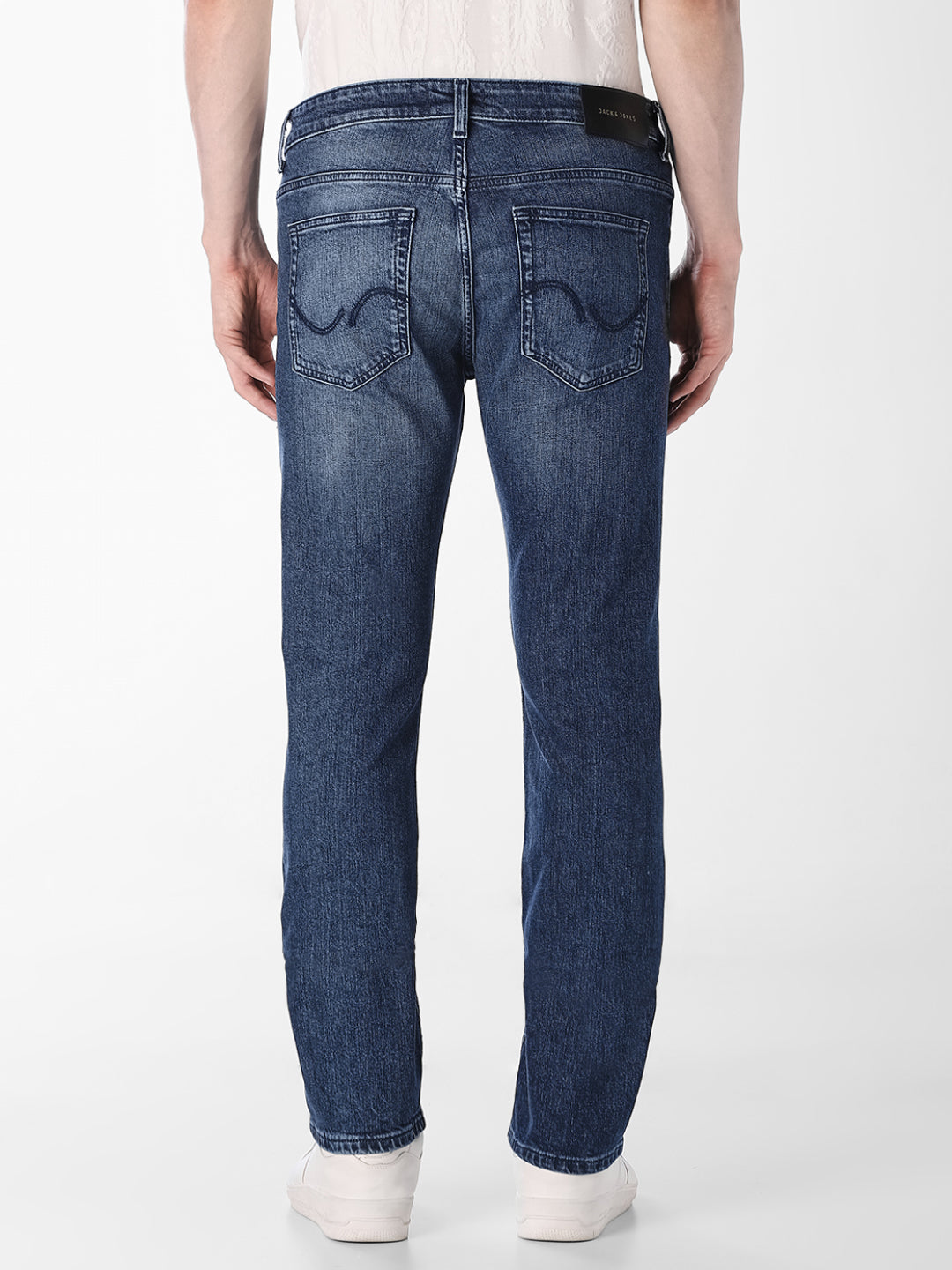 Blue Washed Regular Fit Jeans
