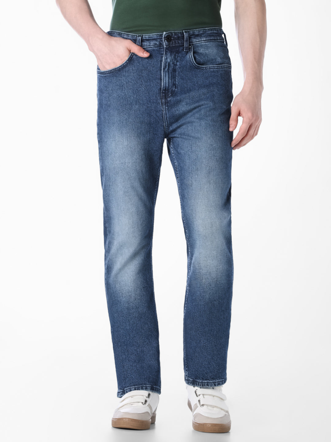 Blue cliff bootcut jeans