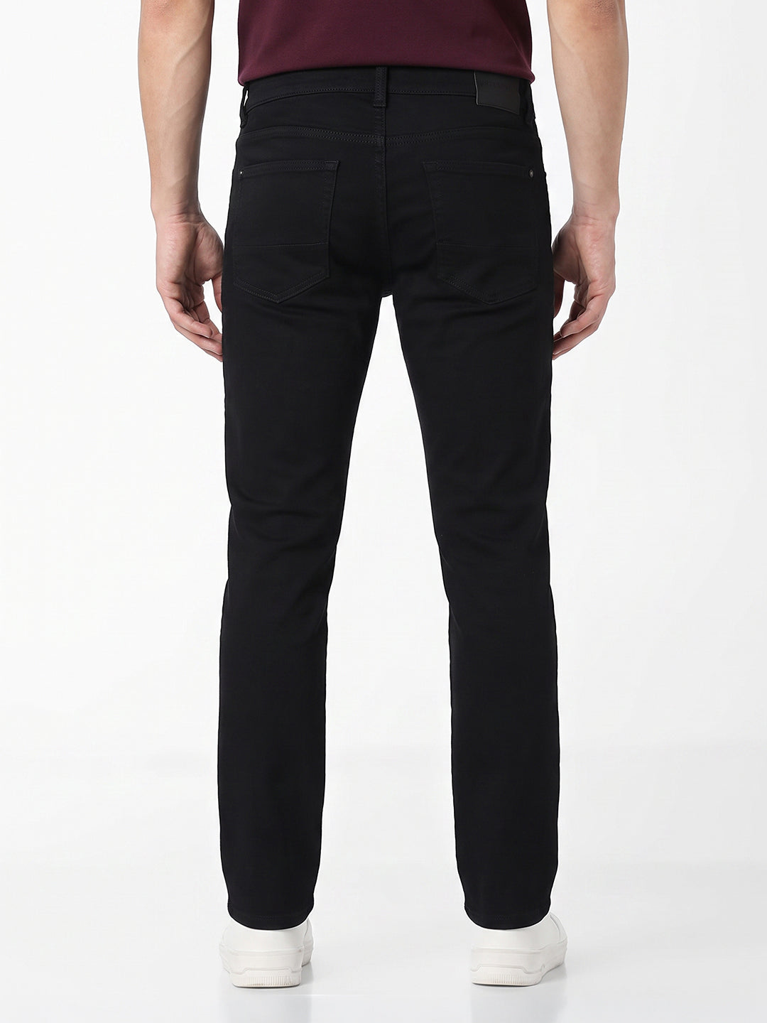 Black clark regular fit jeans