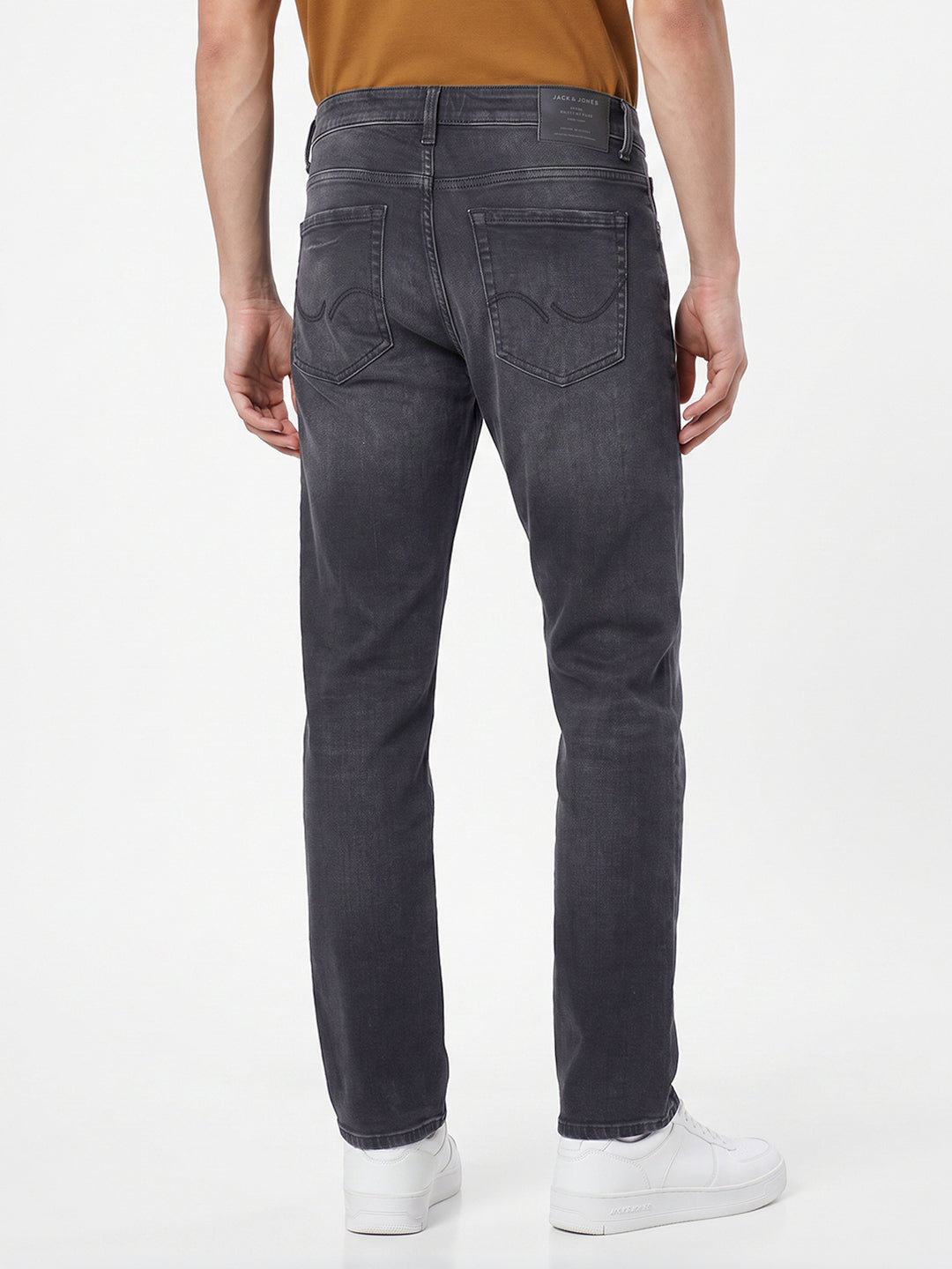 Black clark regular fit jeans