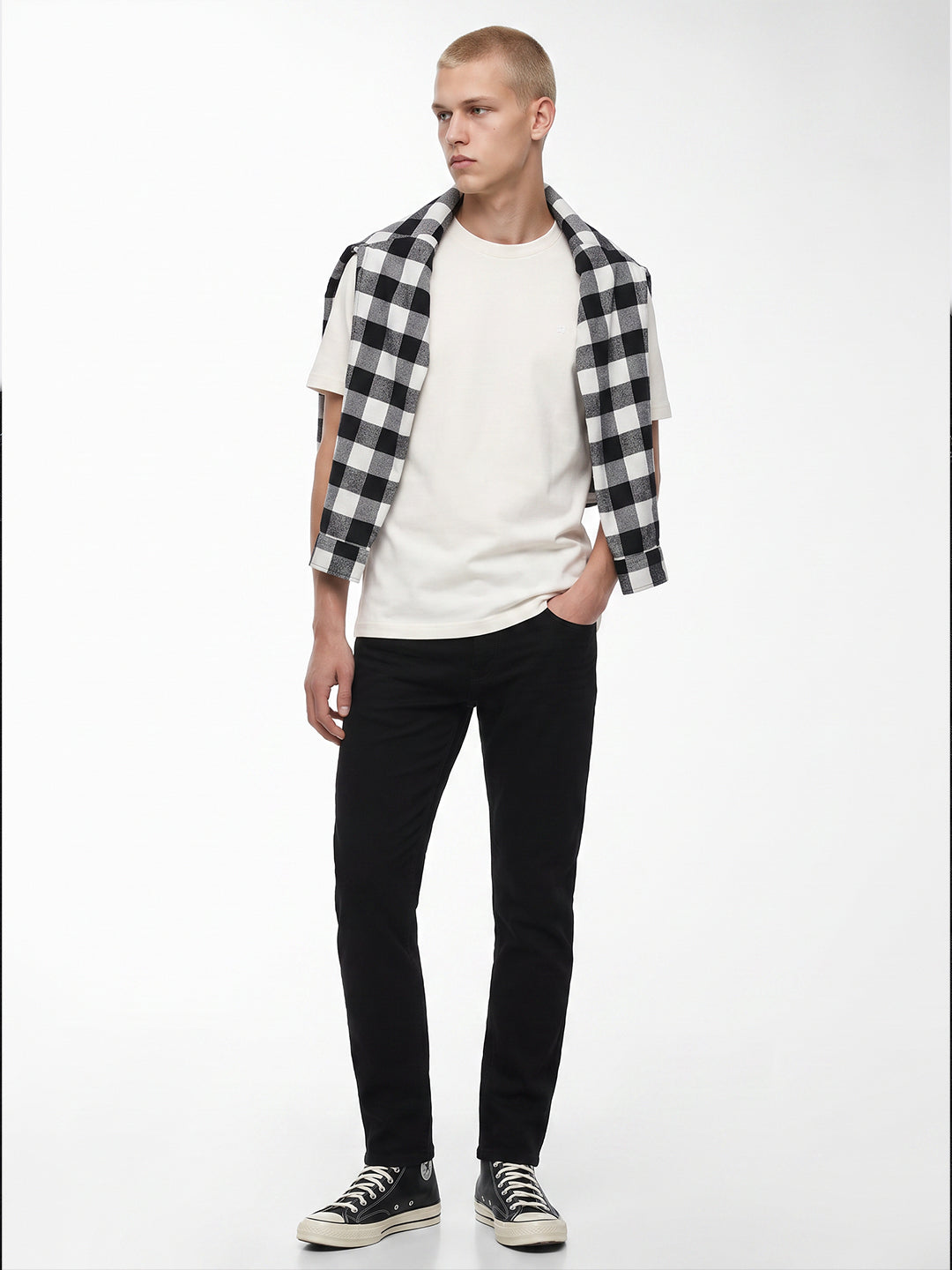 Black glenn slim fit jeans