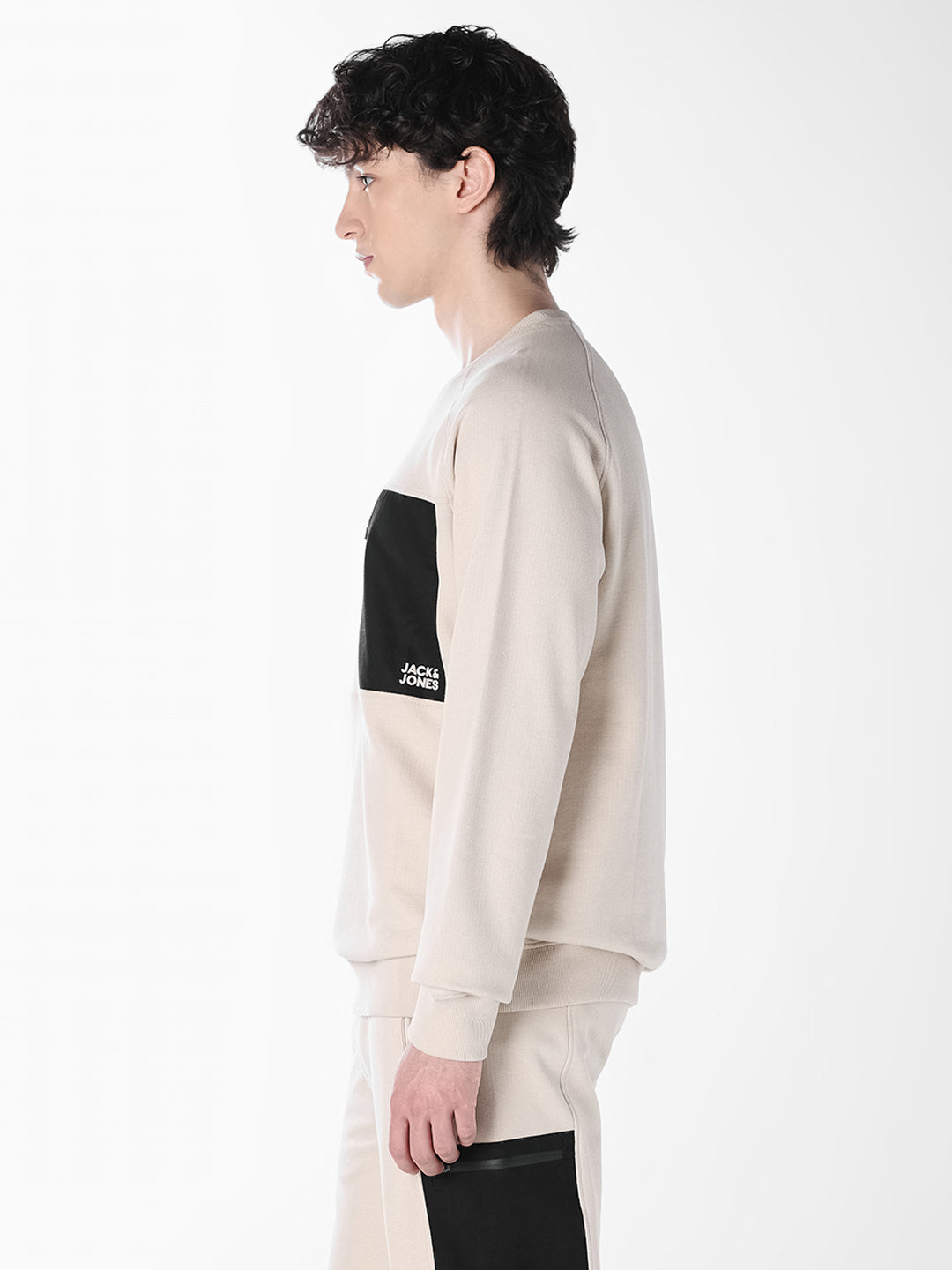 Contrast Zip Pocket Sweatshirt