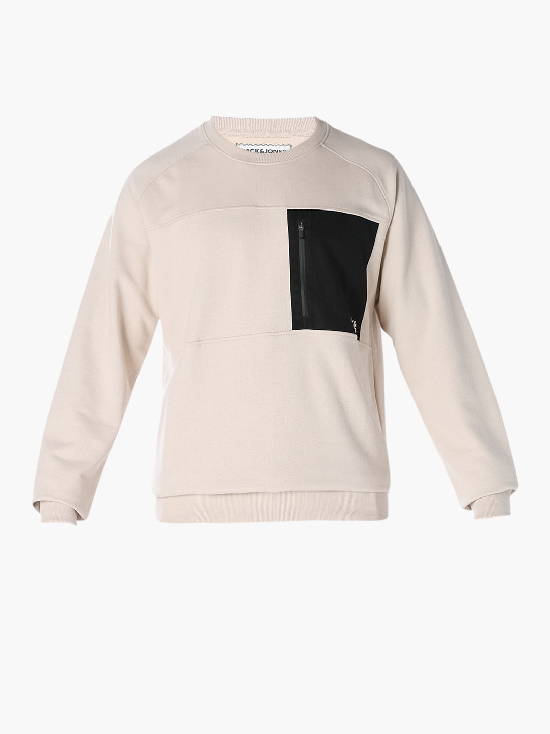Contrast Zip Pocket Sweatshirt