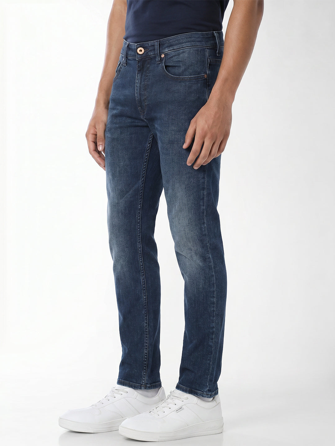 Dark Blue Clark Regular Fit Jeans