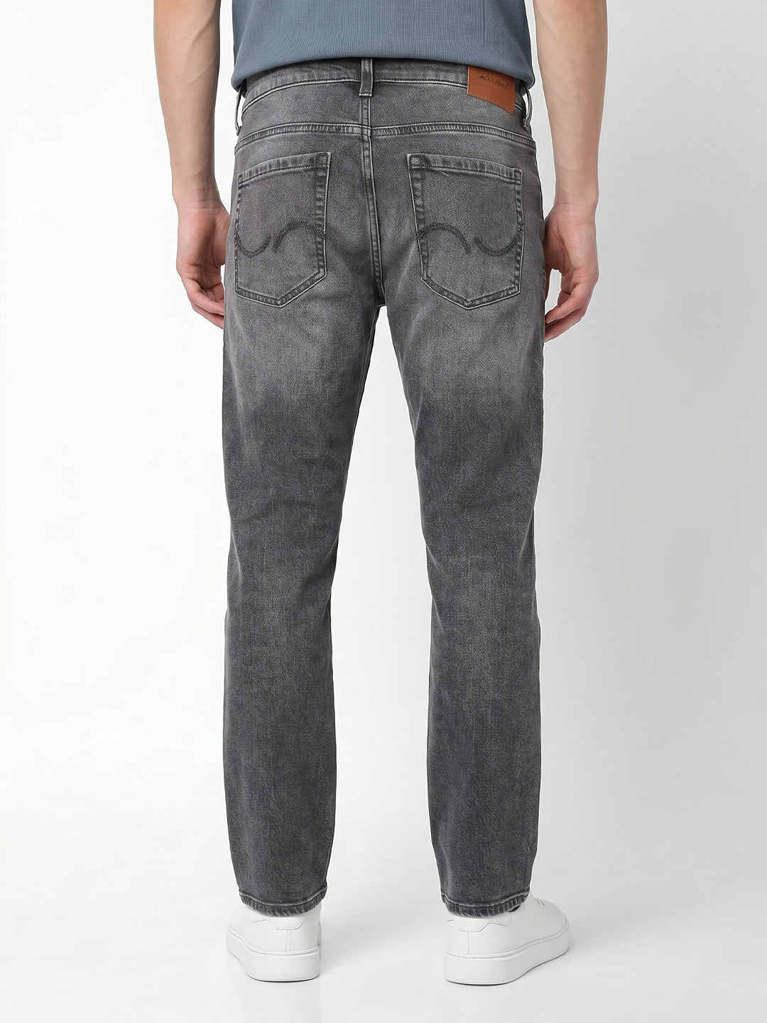 Light Grey Washed Clark Regular Fit Jeans