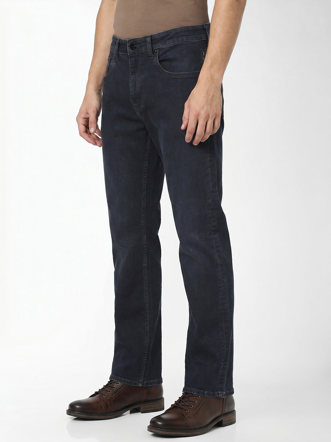 Dark Blue Cliff Bootcut Jeans