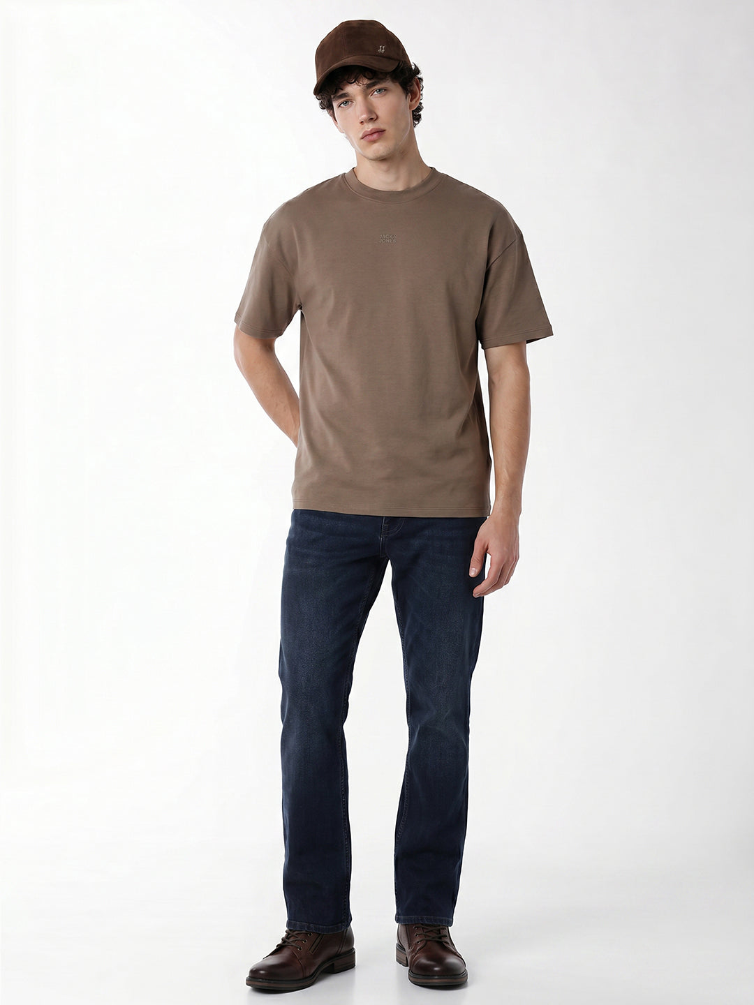 Dark Blue Cliff Bootcut Jeans