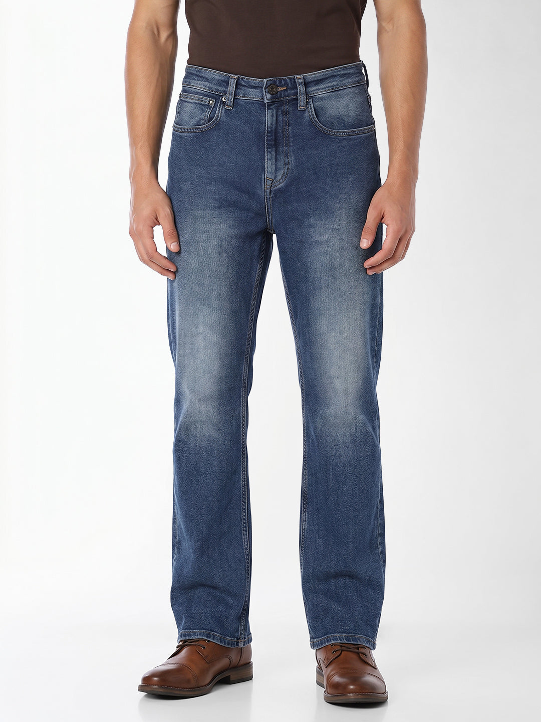 Blue cliff bootcut jeans