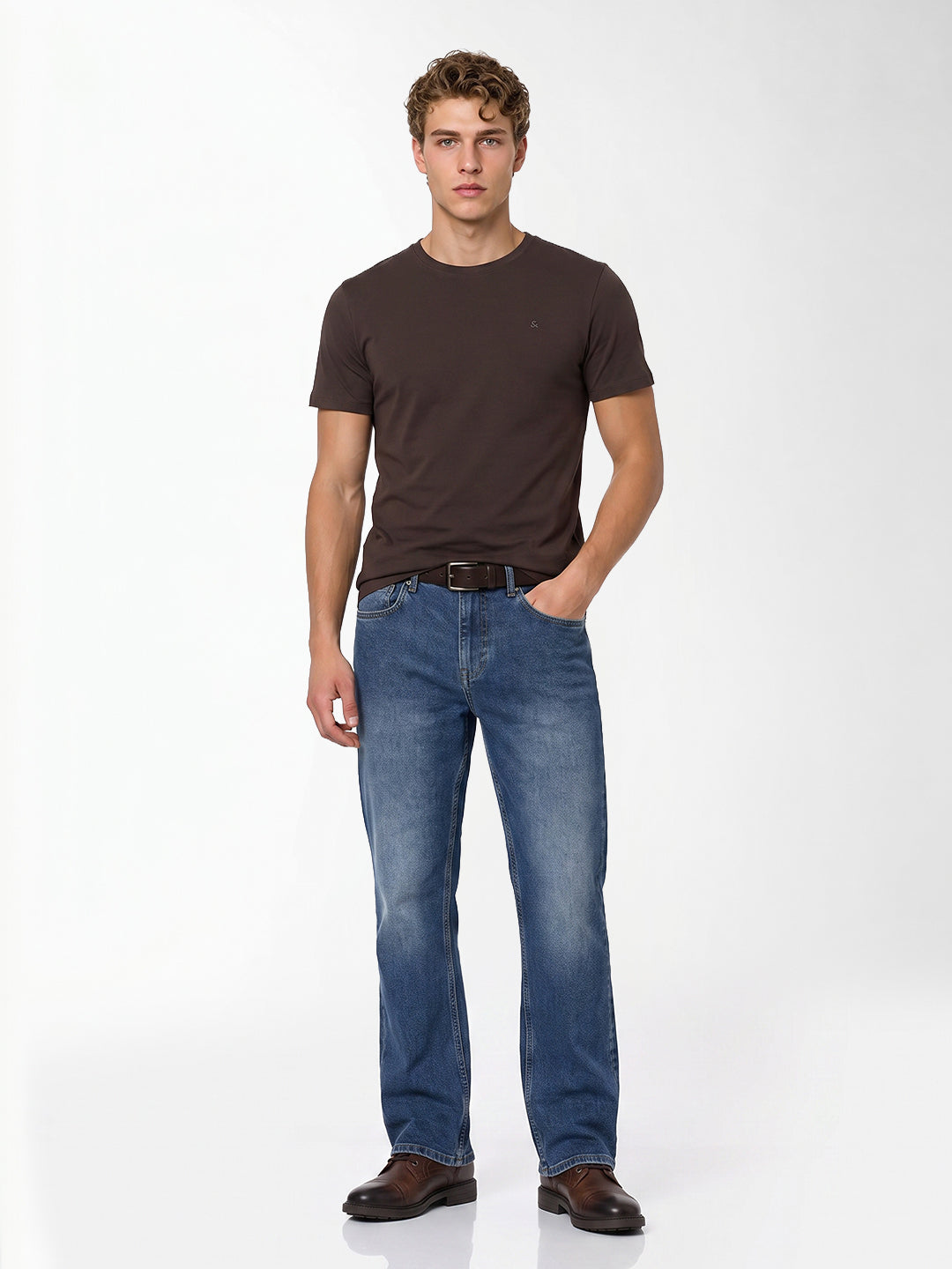 Blue cliff bootcut jeans