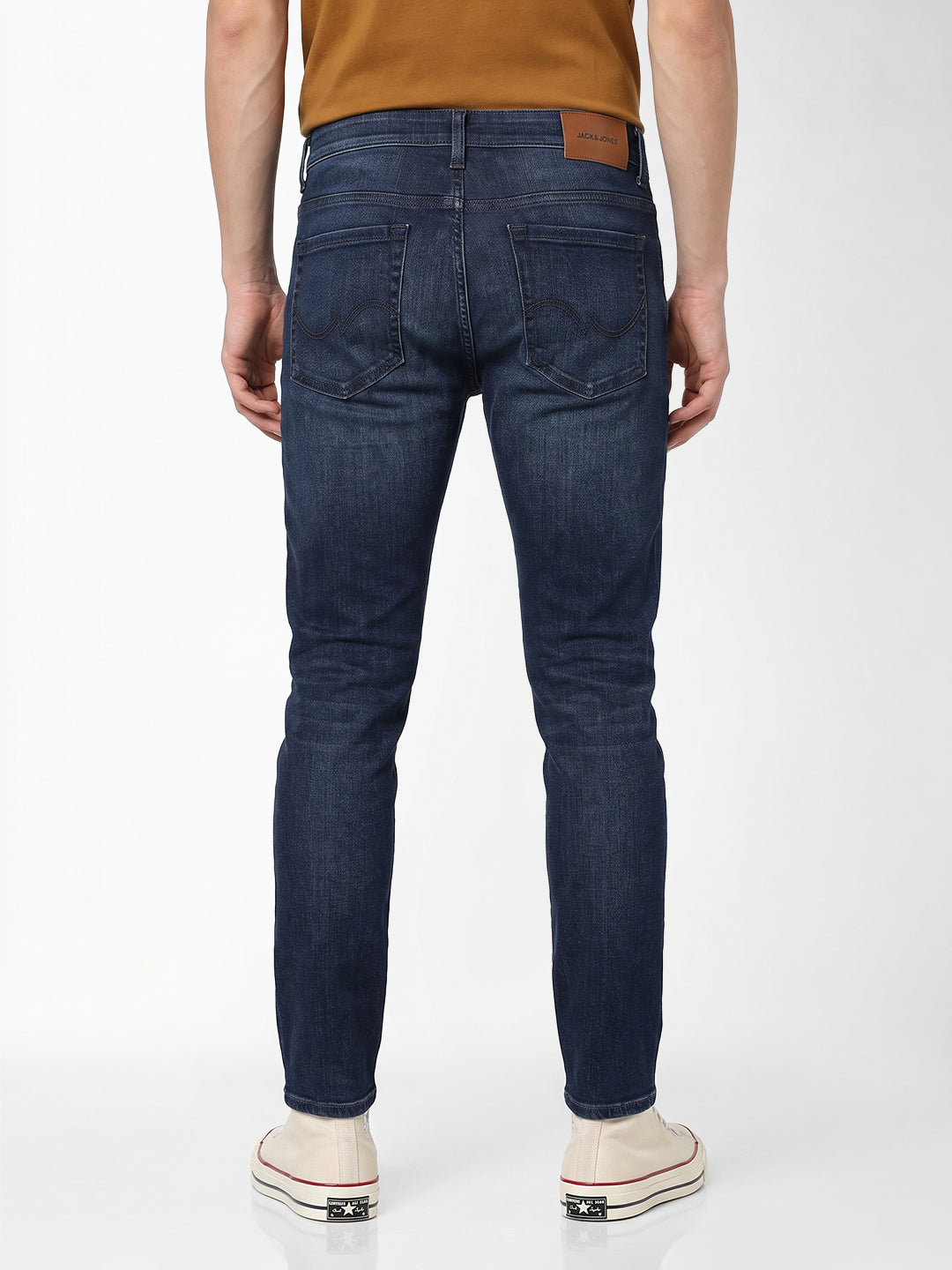 Dark Blue Low Rise Slim Fit Jeans