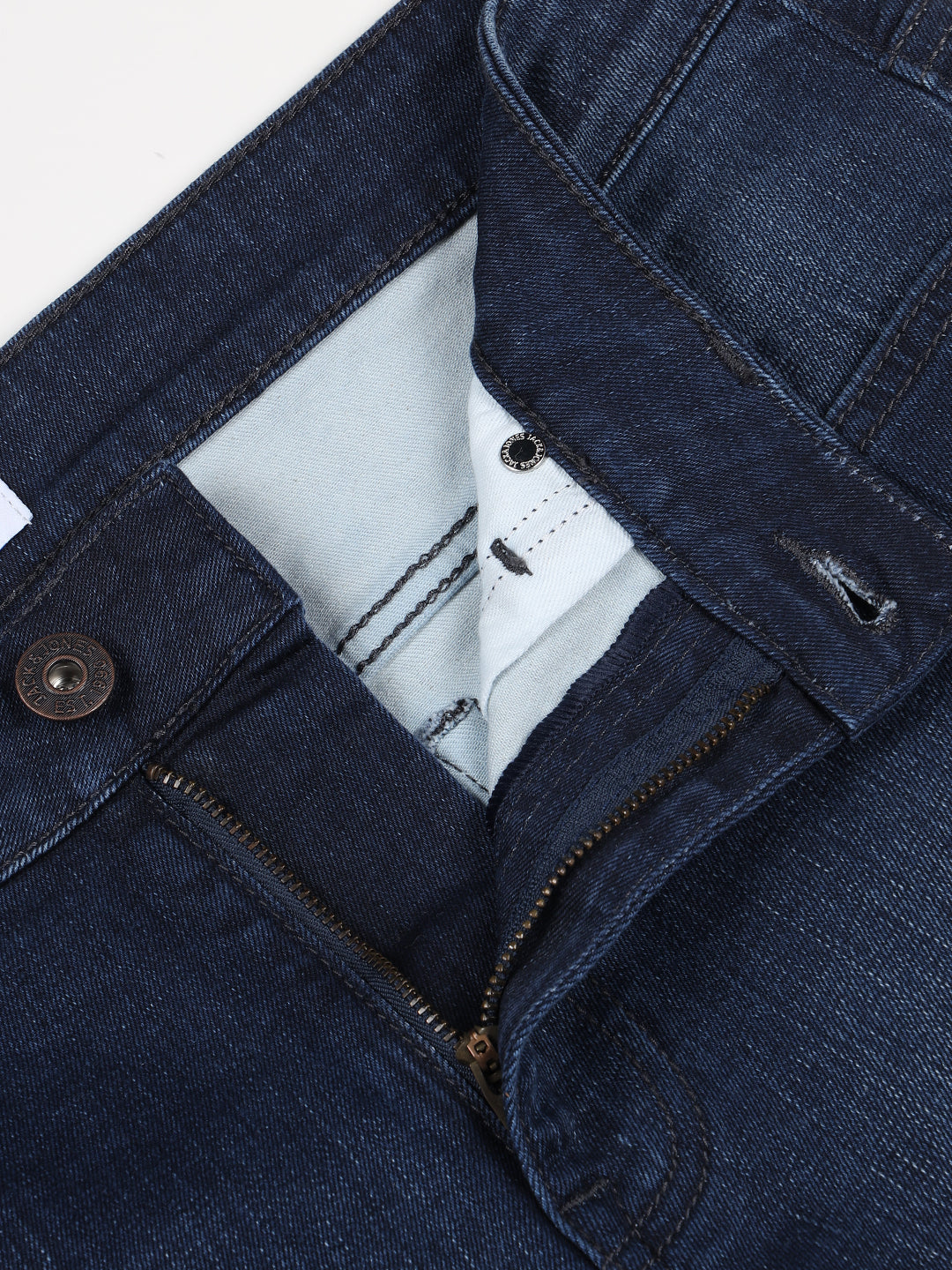 Dark Blue Low Rise Slim Fit Jeans