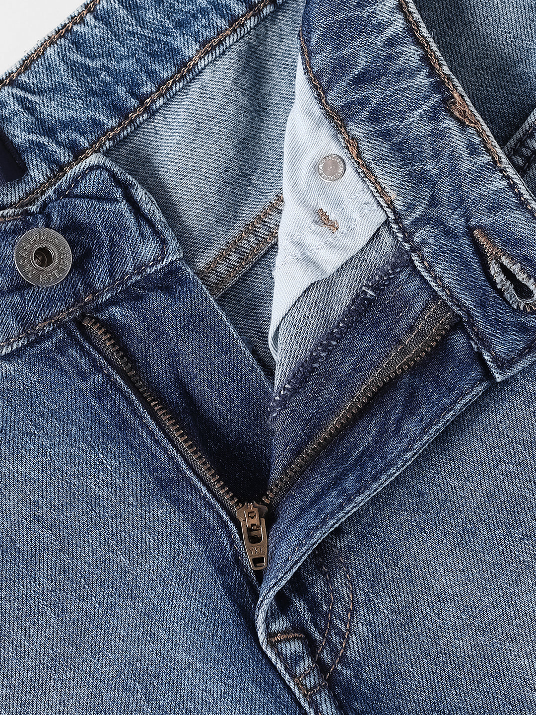 Blue Glenn Washed Slim Fit Jeans
