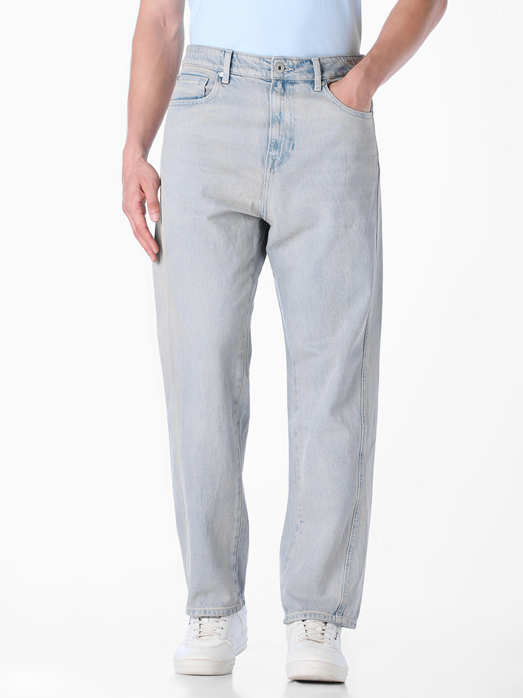 Blue dario loose fit jeans