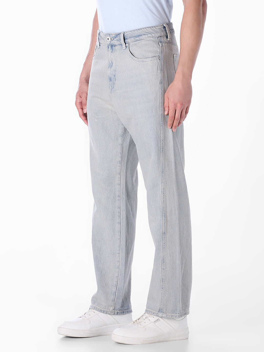 Blue dario loose fit jeans