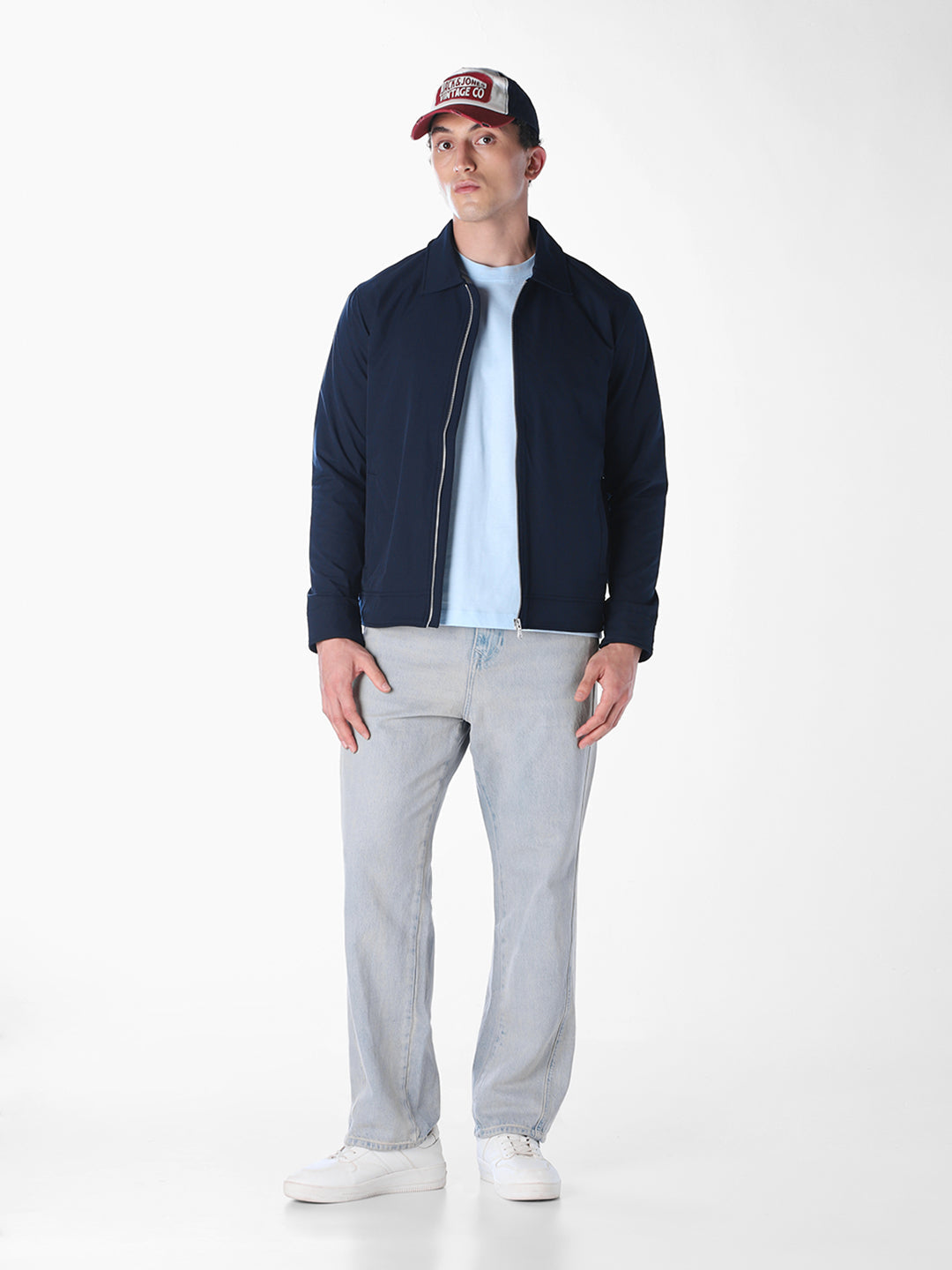 Blue dario loose fit jeans