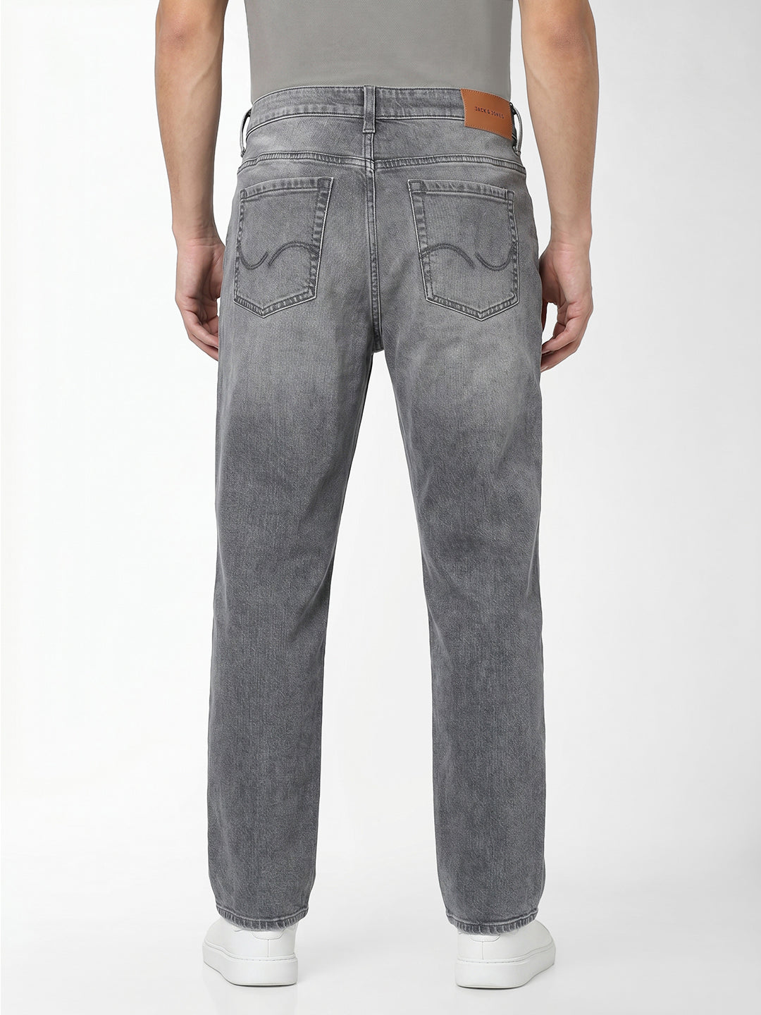 Grey Washed Dario Loose Fit Jeans