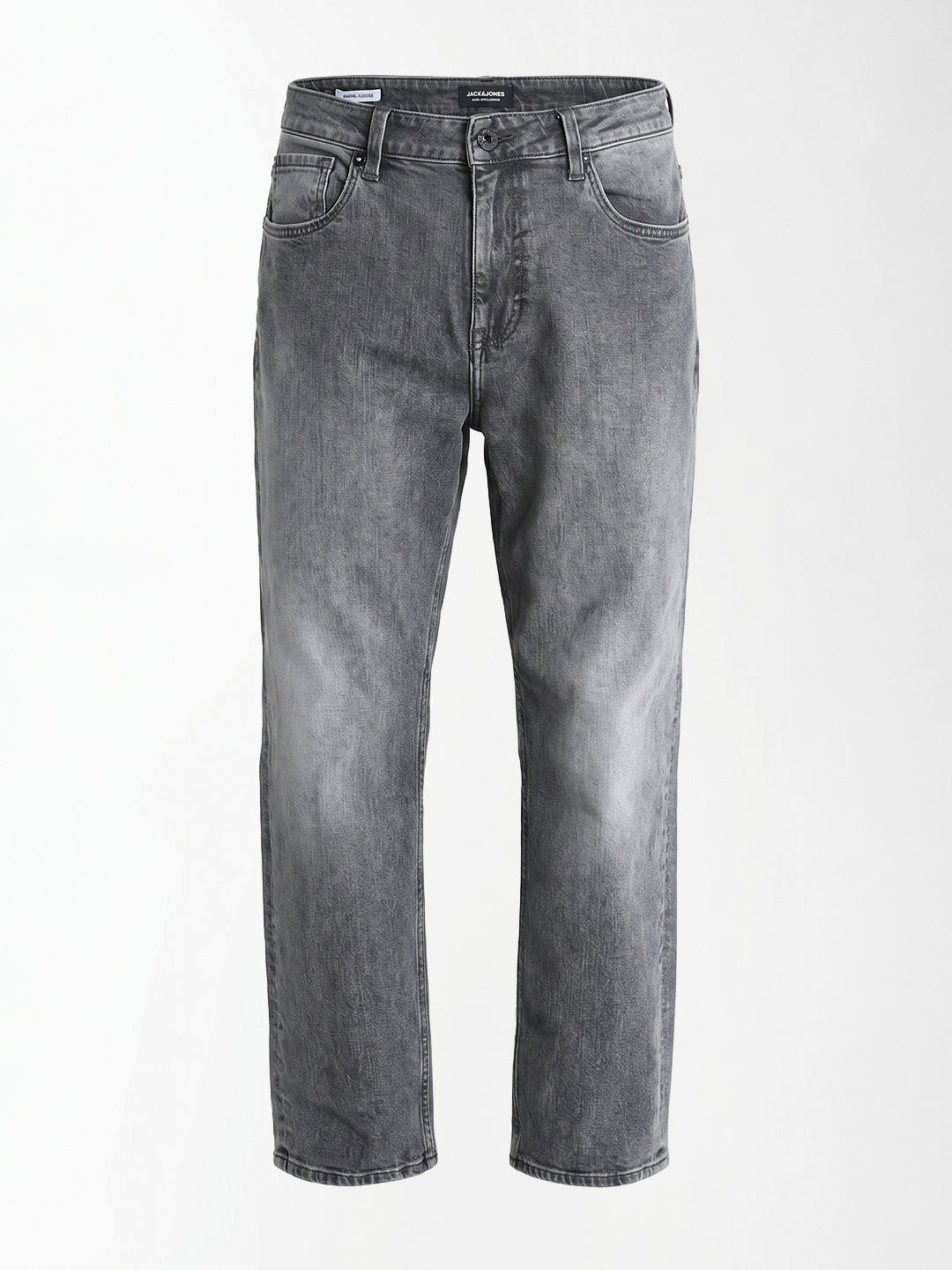 Grey Washed Dario Loose Fit Jeans