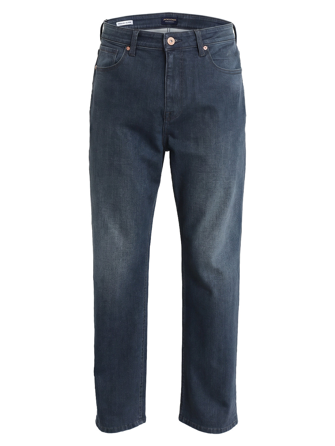 Dark Blue Washed Dario Loose Fit Jeans