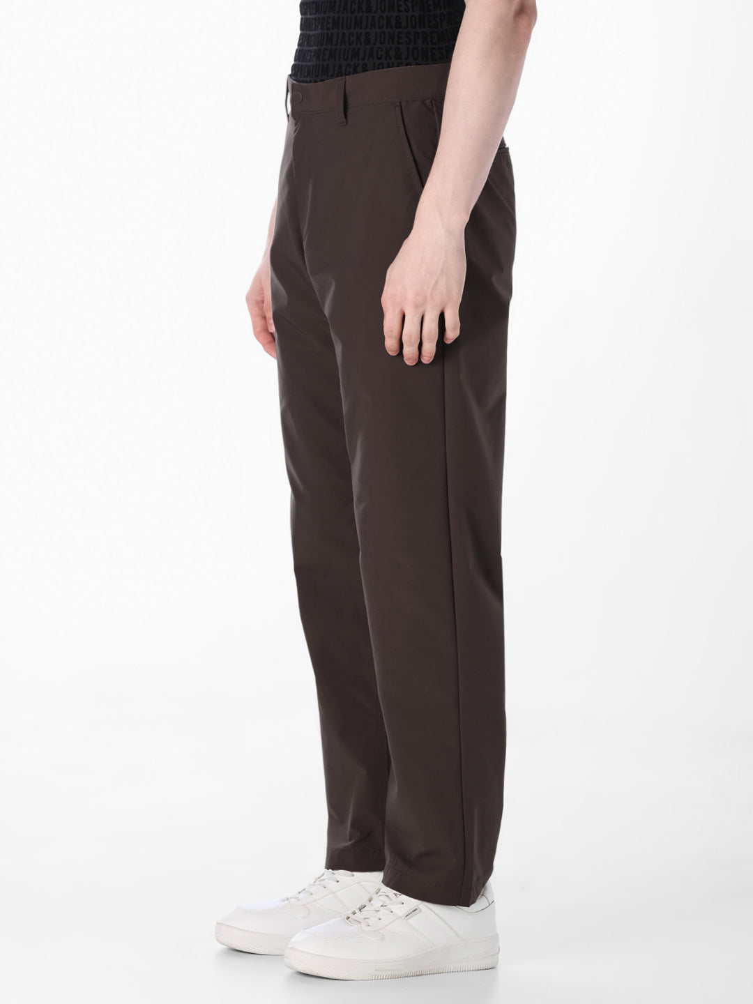 Brown Regular Fit Chinos