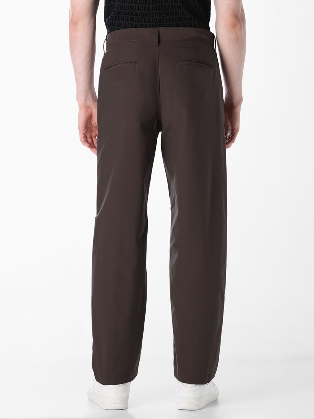Brown Regular Fit Chinos