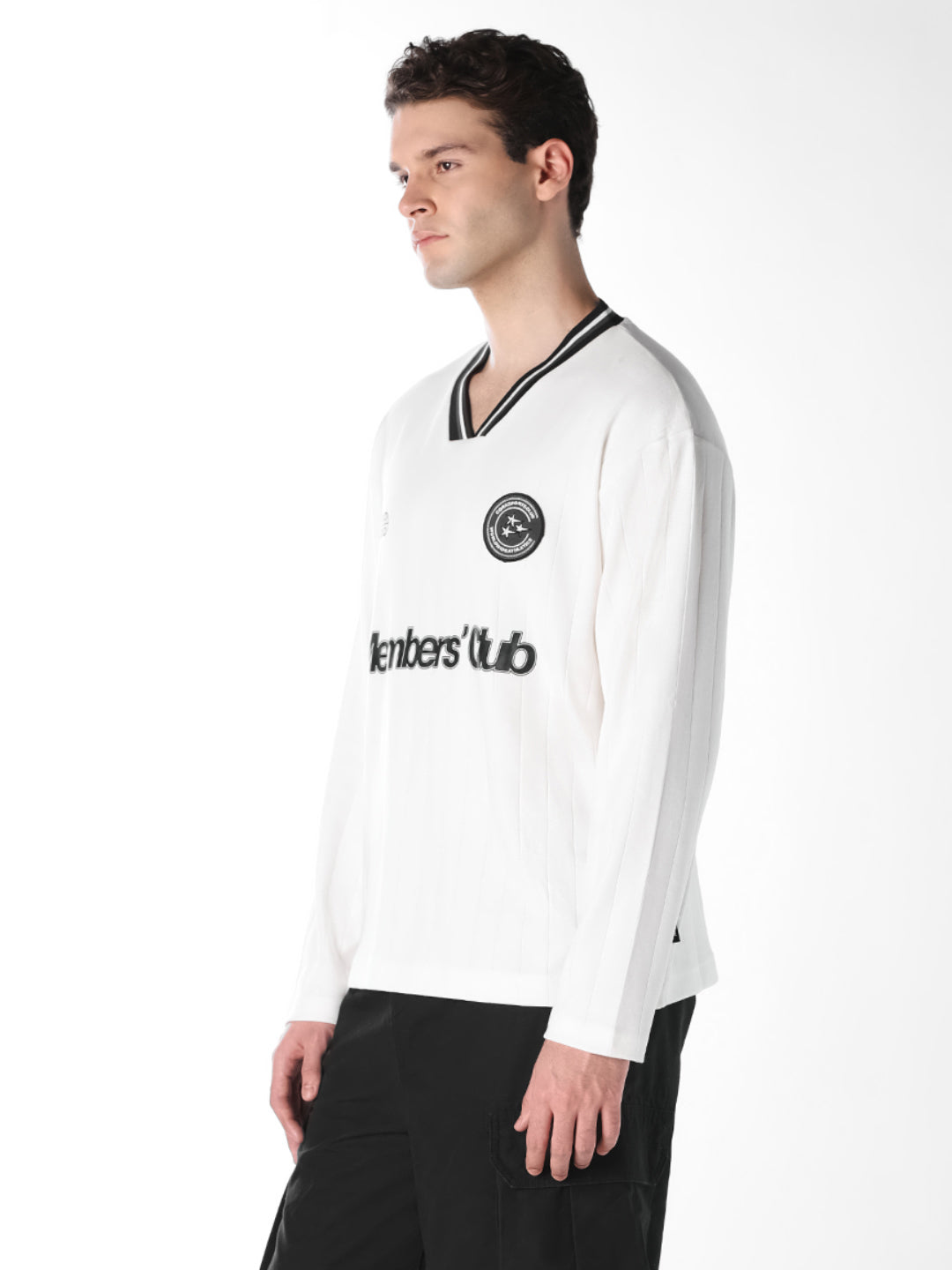 White Printed Sporty Sweatshirt
