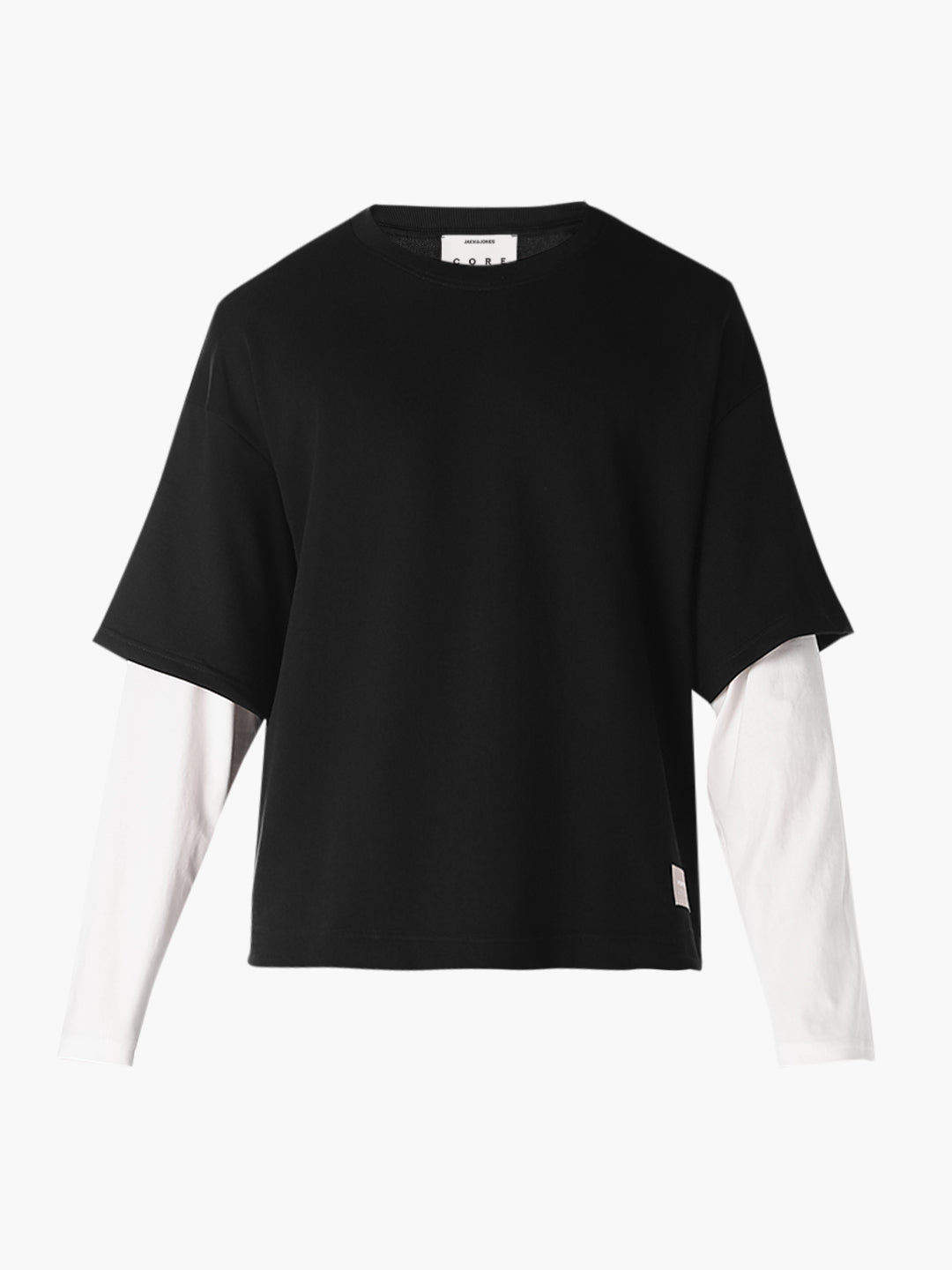 Black Double Layered Sweatshirt