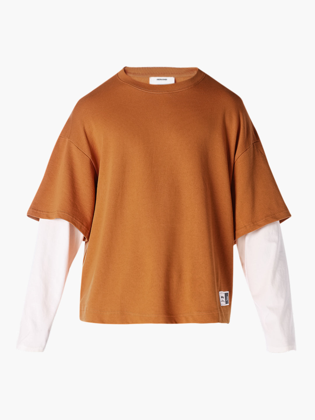 Orange Double Layered Sweatshirt