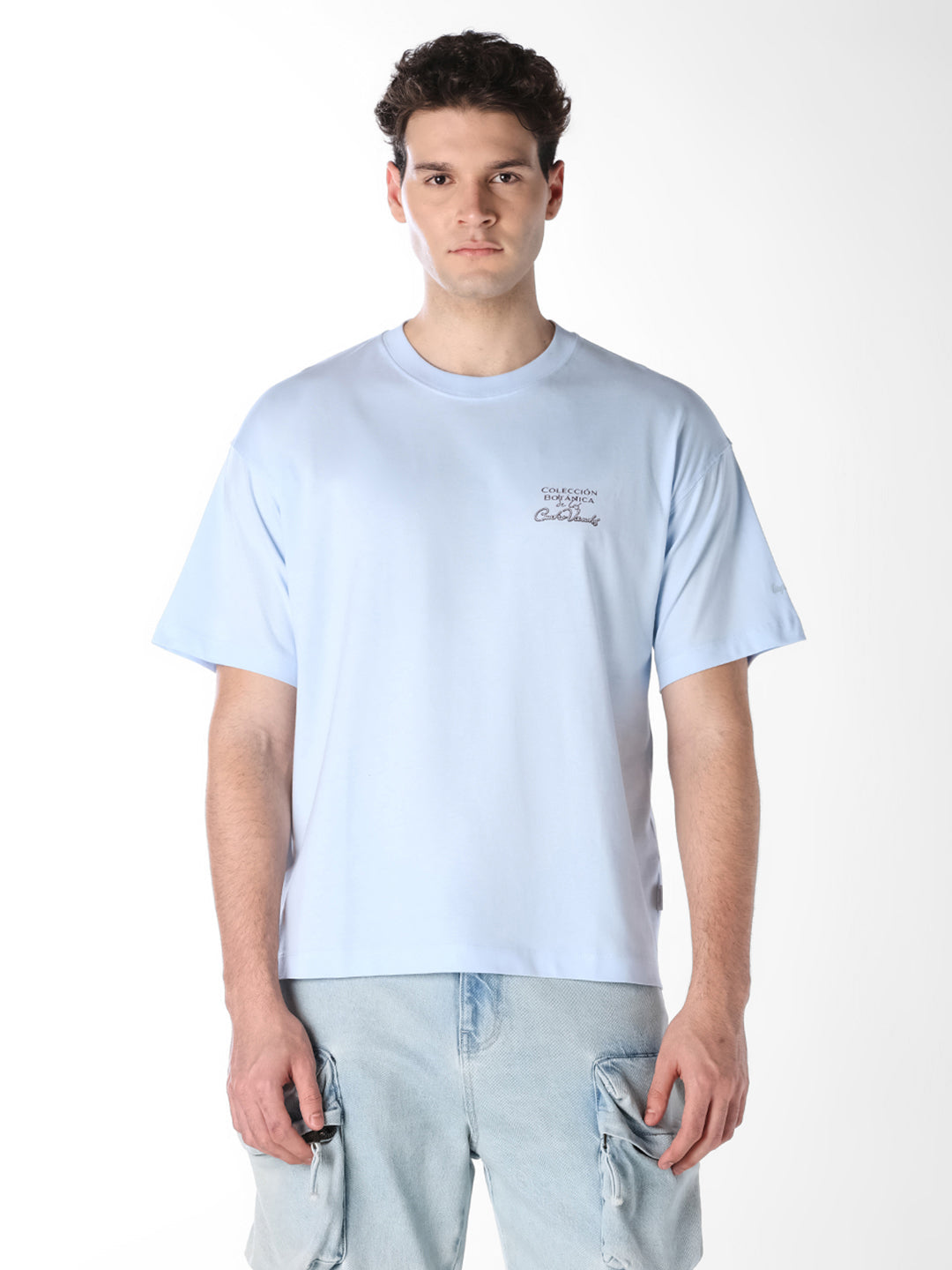 Sketch Print Cotton T-shirt