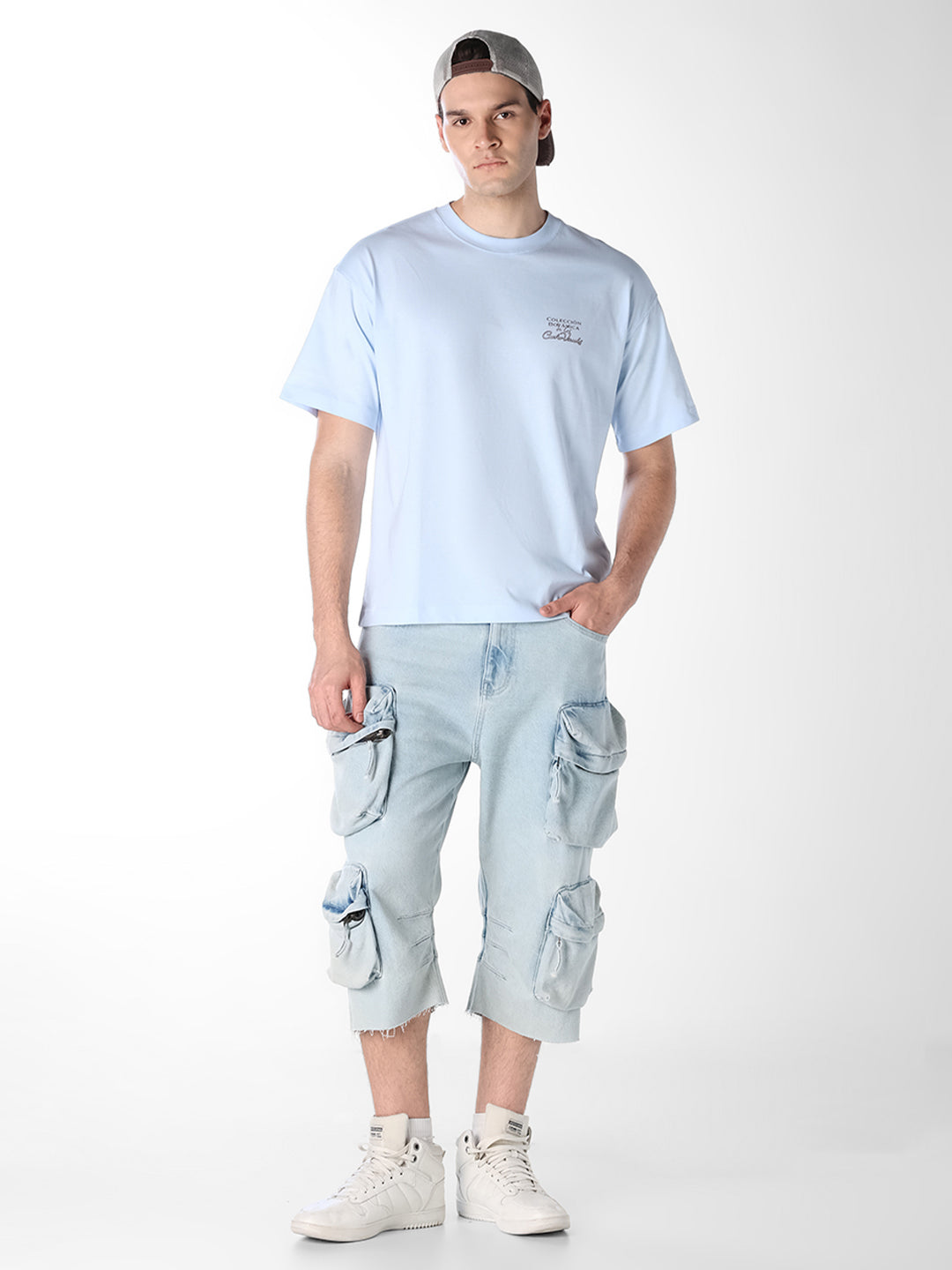 Sketch Print Cotton T-shirt