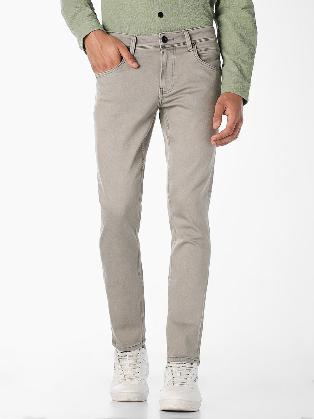 Light Washed Glenn Slim Fit Jeans