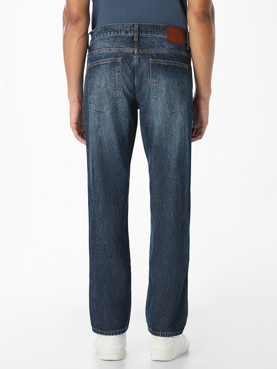 Blue Washed Regular Fit Jeans
