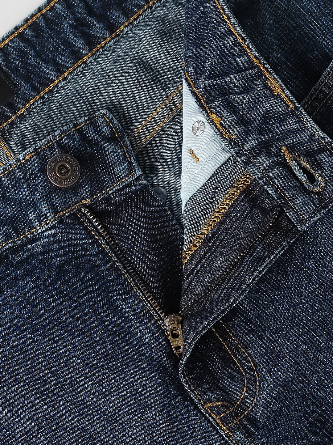 Blue Washed Regular Fit Jeans