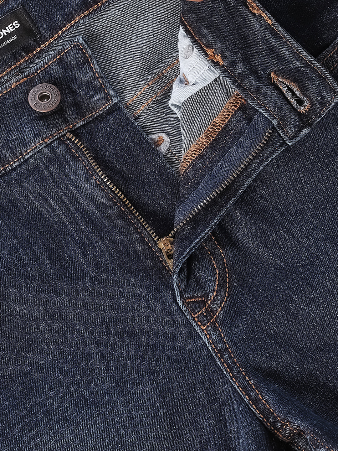 Dark Blue Wash Slim Fit Jeans