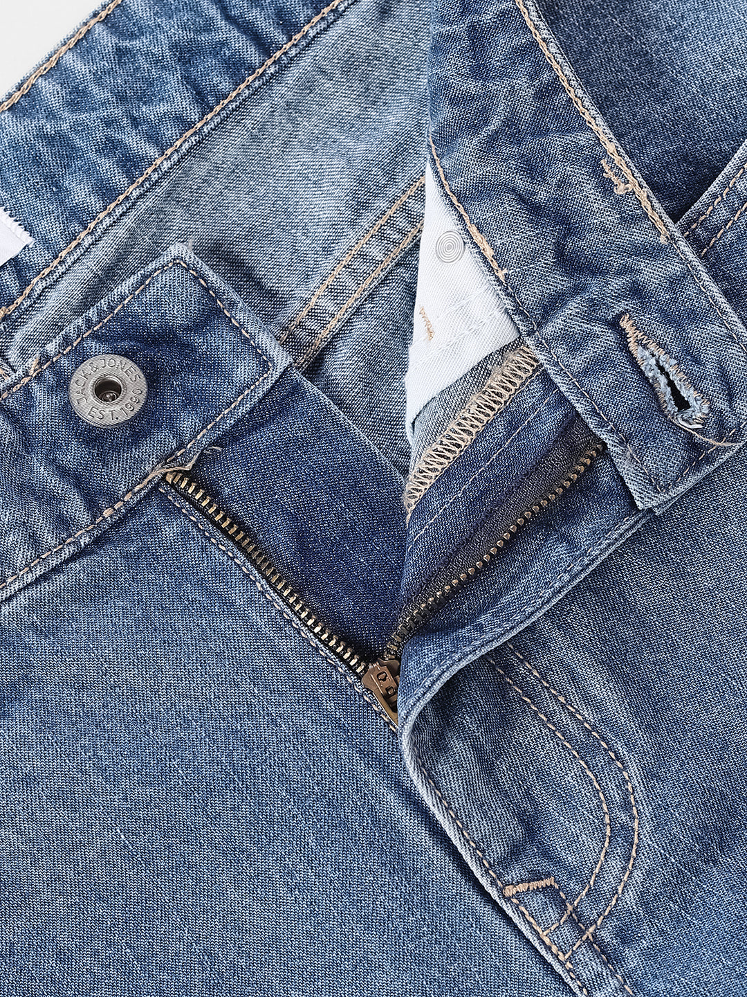 Light Blue Wash Slim Fit Jeans