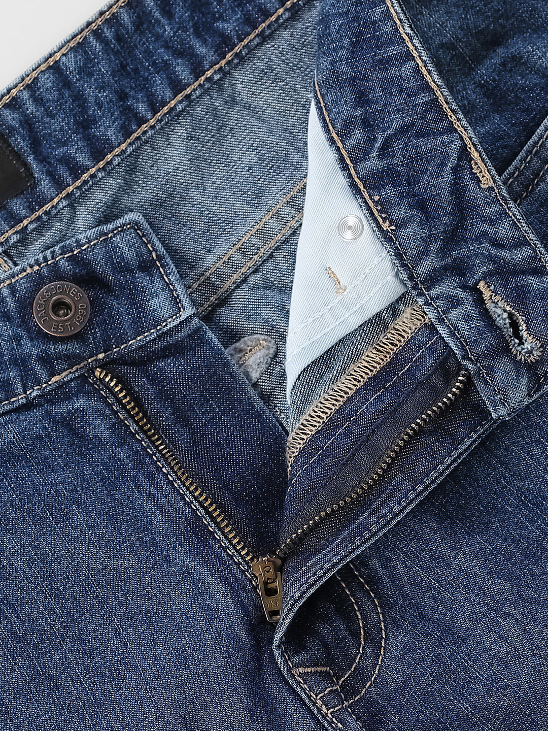 Blue Washed Clark Regular Fit Jeans