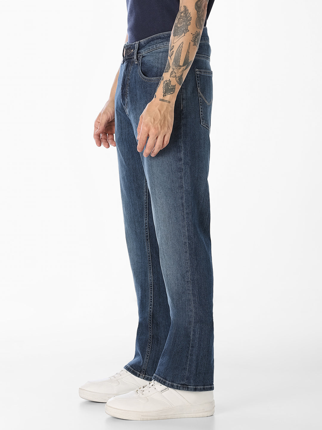 Blue 5 Pocket Cliff Bootcut Jeans