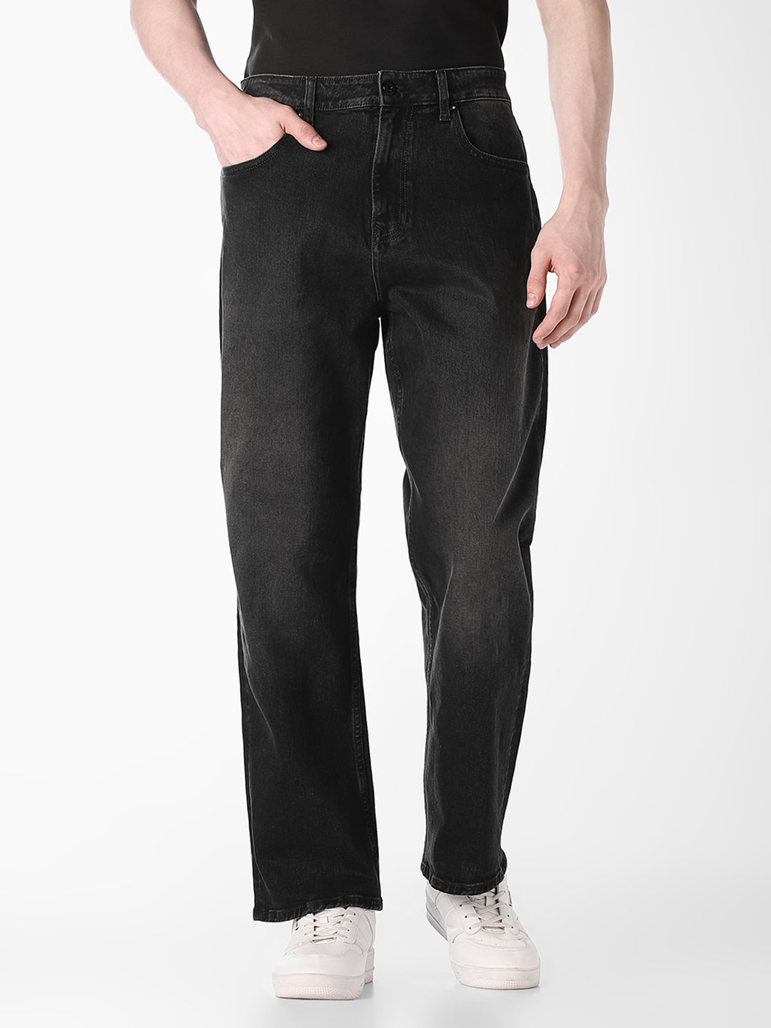 Black Dario Loose Fit Jeans