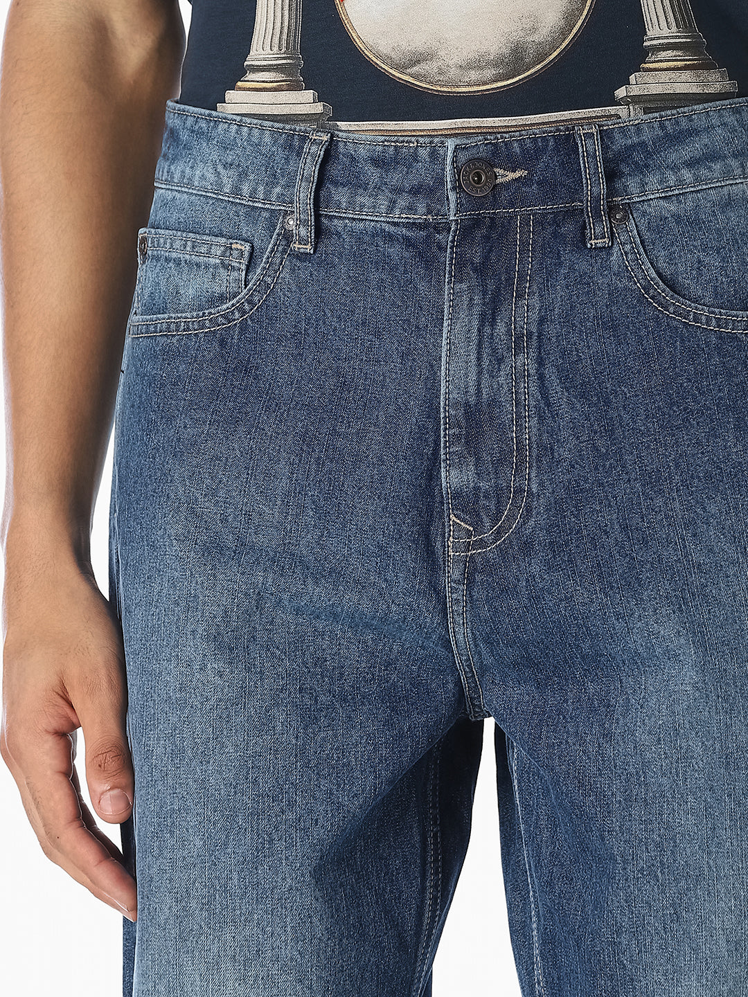 Blue Dario Loose Fit Jeans